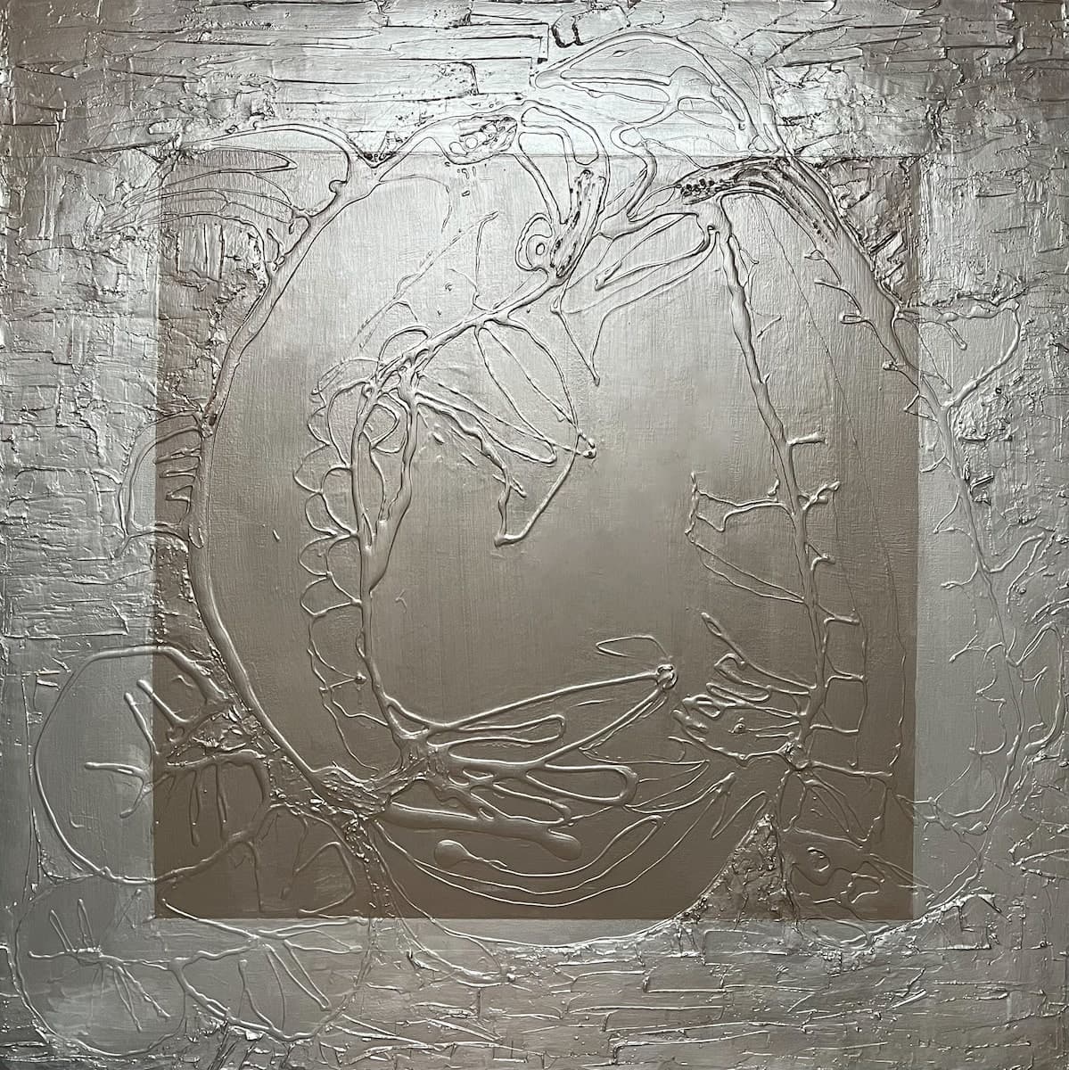 Abundance by Ana Remok, acrylic on canvas abstract painting at El Dorado Gallery