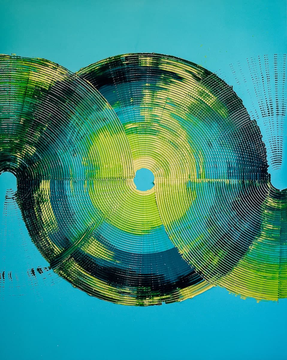 Delirium by J. Michelle Galek, acrylic on hardboard painting at El Dorado Gallery