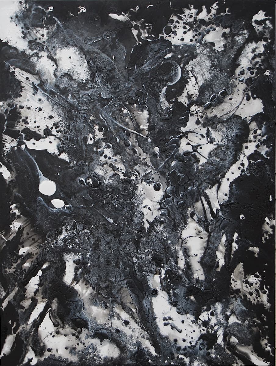 Light vs Darkness III by Steven Lavaggi, acrylic on canvas at El Dorado Gallery