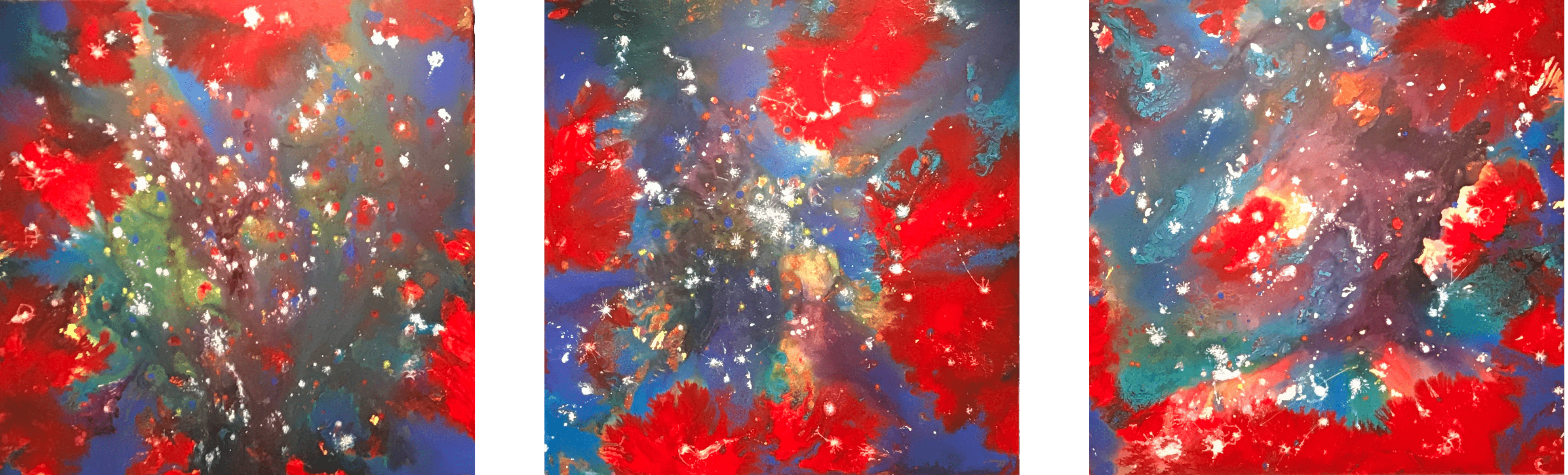Radiant Cosmos by Steven Lavaggi, acrylic on canvas at El Dorado Gallery