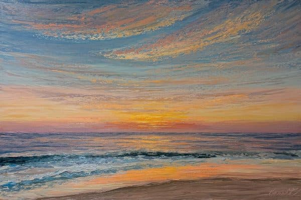 Surrender by Cecilia Goett, acrylic on canvas painting at El Dorado Gallery