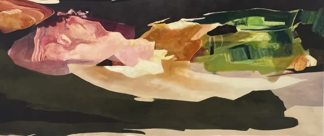 Delta by Portal Pasten, acrylic on canvas abstract painting at El Dorado Gallery