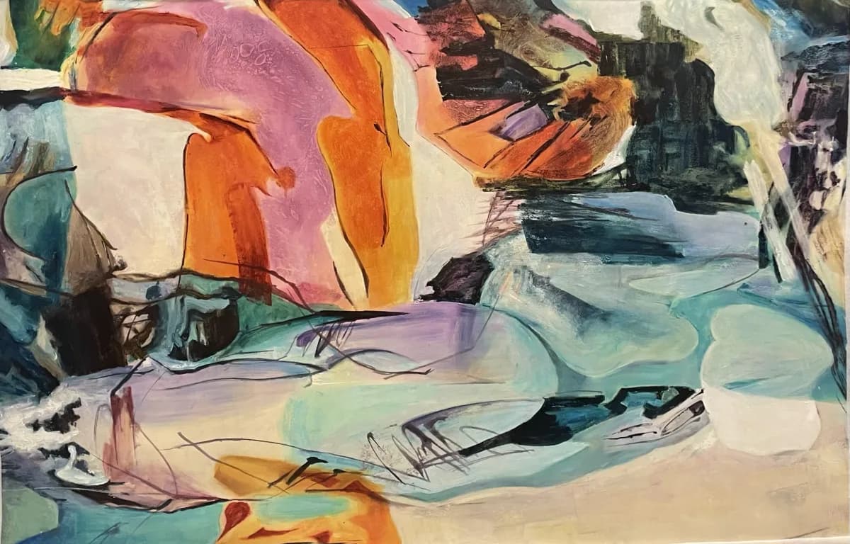 Abstract at El Dorado Gallery — Falls