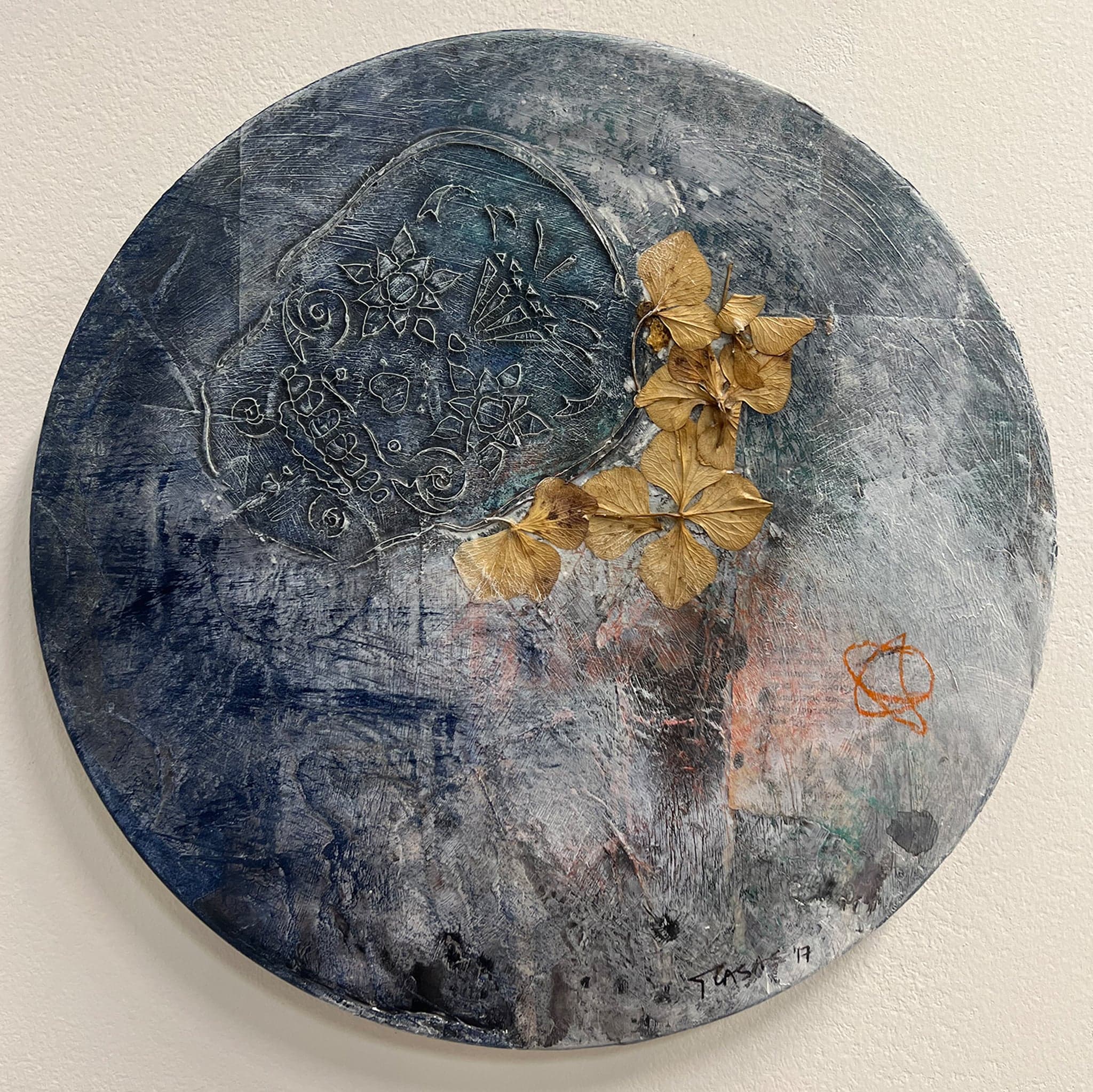 La Chulapona by Tere Casas, mixed media painting at El Dorado Gallery