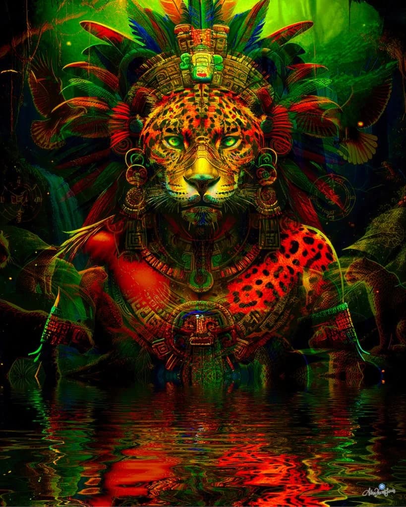 Nahual by Alex Funes Lovis, ChromaLux HD metal print at El Dorado Gallery