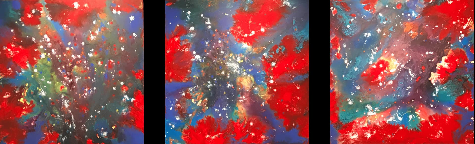 Radiant Cosmos by Steven Lavaggi, acrylic on canvas at El Dorado Gallery