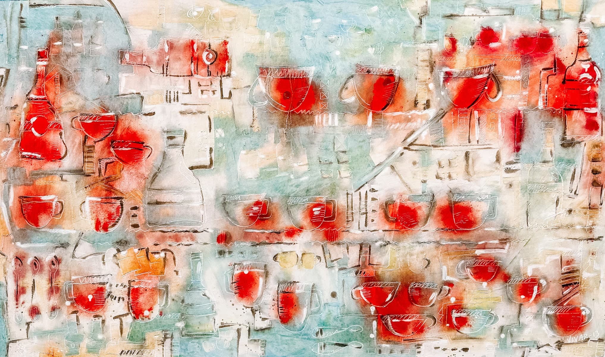 Figurative at El Dorado Gallery — Taking Tea in London